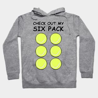 Check Out My Six Pack - Tennis Balls Hoodie